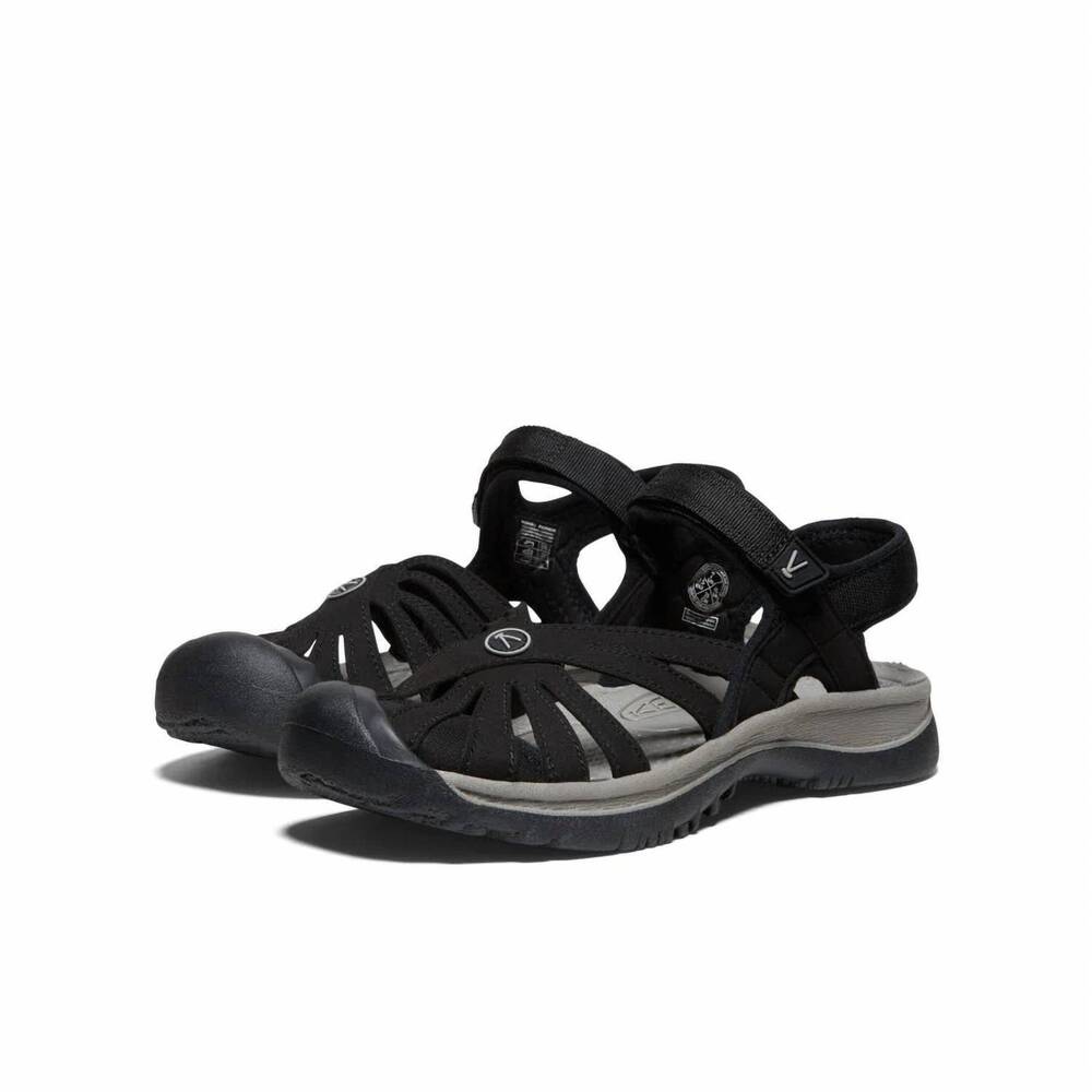 NEW KEEN women's rose sandals in black